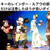 ミッキーのレインボー・ルアウの感想とここだけは注意したほうが良いポイント