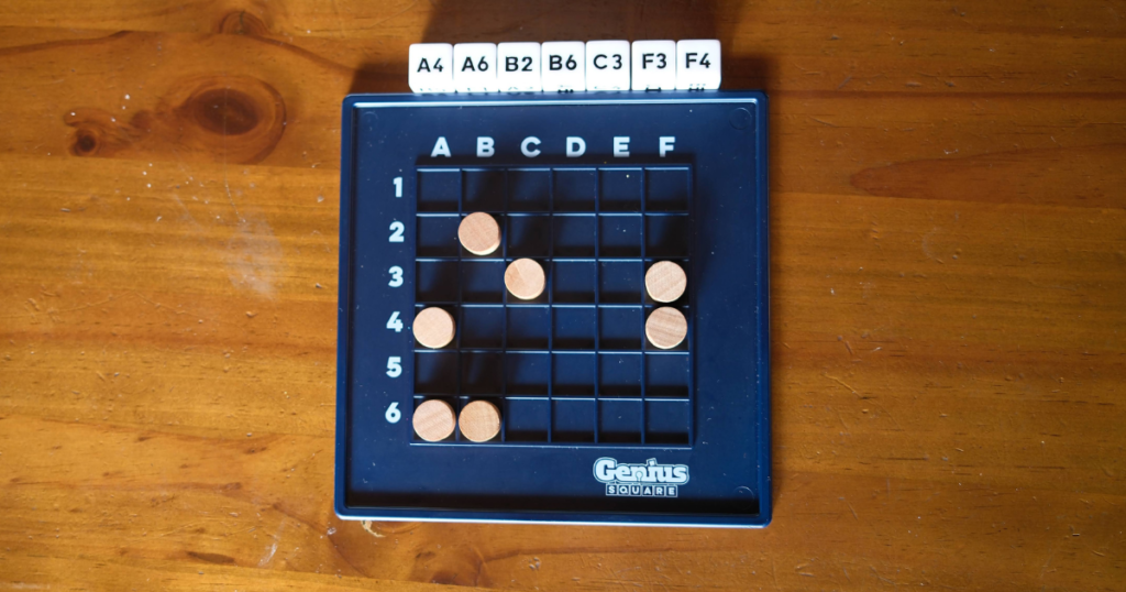 ジーニアススクエア　遊び方　サイコロ